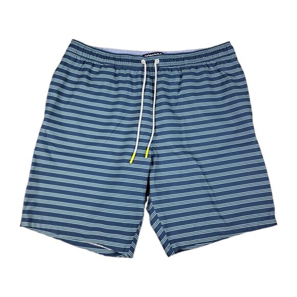 Bonobos Other - Bonobos Swim Shorts Mens 34 Striped Trunks Beach Board Shorts 9” Inch Blue